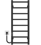 Електрична сушарка для рушників Deffi Forest П8 300х800 ліве підключення JD04 чорний A.FR.80.30.8.E.B.L.2