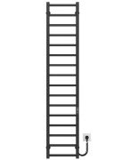 Электрический полотенцесушитель Deffi Forest П16 300х1600 правое подключение JD04 черный A.FR.160.30.16.E.B.R.2