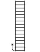 Электрический полотенцесушитель Deffi Forest П16 300х1600 левое подключение JD04 черный A.FR.160.30.16.E.B.L.2