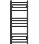 Полотенцесушитель водяной Deffi Lima П12 300х800 нижнее подключение черный A.LI.80.30.12.B.A