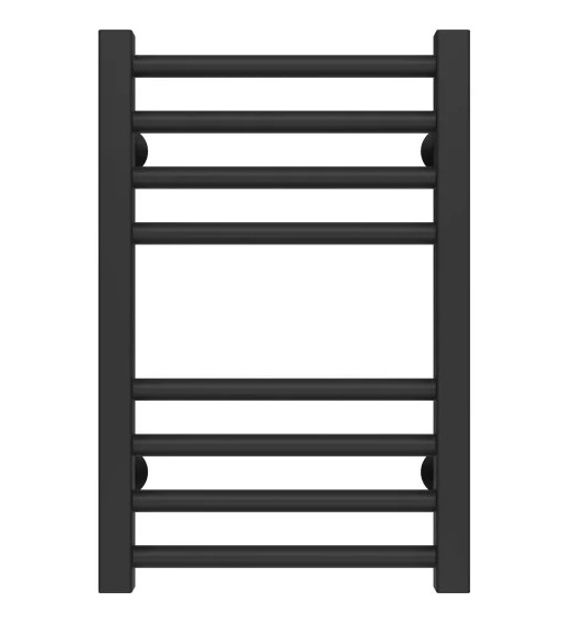 Полотенцесушитель водяной Deffi Lima П8 300х500 нижнее подключение черный A.LI.50.30.8.B.A