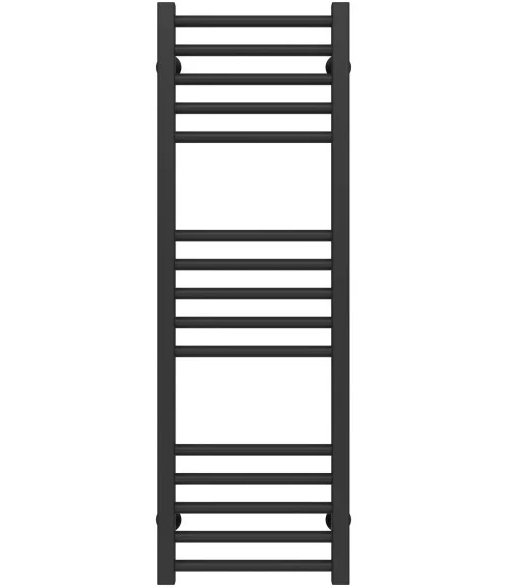 Сушка для рушників водяна Deffi Lima П15 300х1000 нижнє підключення чорний A.LI.100.30.15.B.A