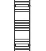 Полотенцесушитель водяной Deffi Lima П15 300х1000 нижнее подключение черный A.LI.100.30.15.B.A