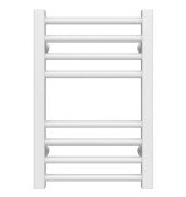 Полотенцесушитель водяной Deffi Lima П8 300х500 нижнее подключение белый A.LI.50.30.8.W.A