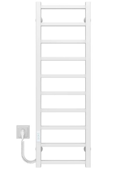 Электрический полотенцесушитель Deffi Forest П10 400х1000 левое подключение WD04 белый A.FR.100.40.10.E.W.L.4