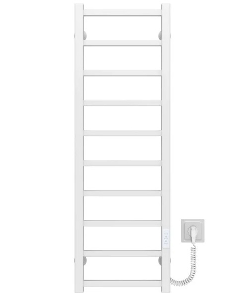 Электрический полотенцесушитель Deffi Forest П10 400х1000 правое подключение WD04 белый A.FR.100.40.10.E.W.R.4