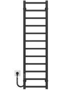 Электрический полотенцесушитель Deffi Forest П12 400х1200 левое подключение JD04 черный A.FR.120.40.12.E.B.L.2