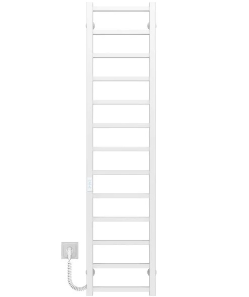Электрический полотенцесушитель Deffi Forest П13 400х1400 левое подключение WD04 белый A.FR.140.40.13.E.W.L.4