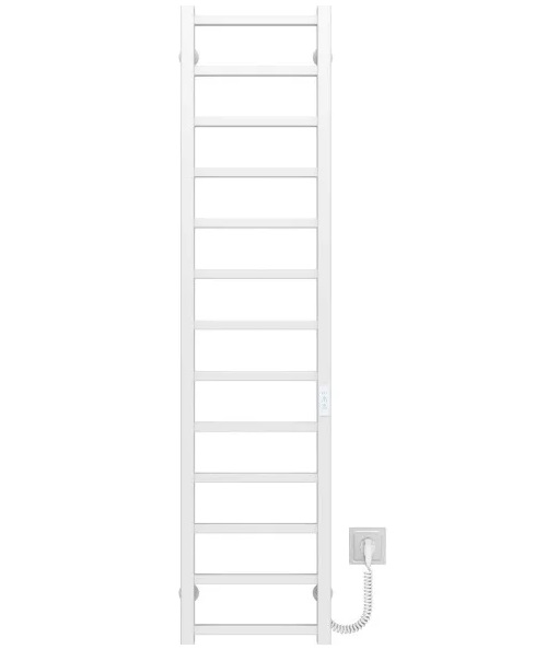 Электрический полотенцесушитель Deffi Forest П13 400х1400 правое подключение WD04 белый A.FR.140.40.13.E.W.R.4
