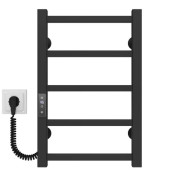 Электрический полотенцесушитель Deffi Forest П5 400х500 левое подключение JD04 черный A.FR.50.40.5.E.B.L.2