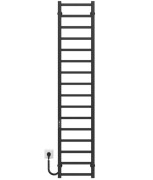 Электрический полотенцесушитель Deffi Forest П16 400х1600 левое подключение JD04 черный A.FR.160.40.16.E.B.L.2
