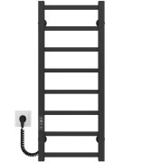 Электрический полотенцесушитель Deffi Forest П8 400х800 левое подключение JD04 черный A.FR.80.40.8.E.B.L.2