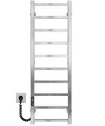 Электрический полотенцесушитель Deffi Forest П10 400х1000 левое подключение JD04 хром A.FR.100.40.10.E.C.L.2