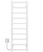 Электрический полотенцесушитель Deffi Forest П10 400х1000 левое подключение WD04 белый A.FR.100.40.10.E.W.L.4