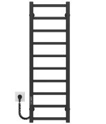 Электрический полотенцесушитель Deffi Forest П10 400х1000 левое подключение JD04 черный A.FR.100.40.10.E.B.L.2