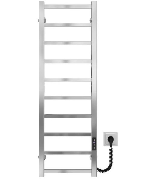 Электрический полотенцесушитель Deffi Forest П10 400х1000 правое подключение JD04 хром A.FR.100.40.10.E.C.R.2