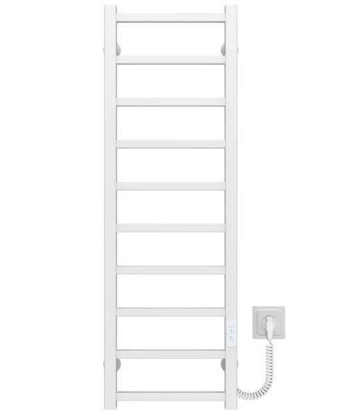 Электрический полотенцесушитель Deffi Forest П10 400х1000 правое подключение WD04 белый A.FR.100.40.10.E.W.R.4