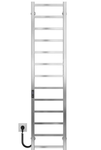Електрична сушарка для рушників Deffi Forest П13 400х1400 ліве підключення JD04 хром A.FR.140.40.13.E.C.L.2