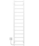 Электрический полотенцесушитель Deffi Forest П13 400х1400 левое подключение WD04 белый A.FR.140.40.13.E.W.L.4