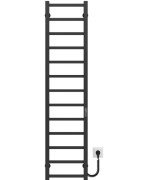 Электрический полотенцесушитель Deffi Forest П13 400х1400 правое подключение JD04 черный A.FR.140.40.13.E.B.R.2