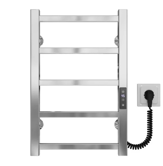 Электрический полотенцесушитель Deffi Forest П5 400х500 правое подключение JD04 хром A.FR.50.40.5.E.C.R.2