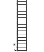Электрический полотенцесушитель Deffi Forest П16 400х1600 левое подключение JD04 черный A.FR.160.40.16.E.B.L.2
