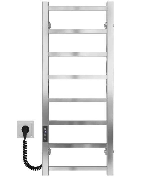 Электрический полотенцесушитель Deffi Forest П8 400х800 левое подключение JD04 хром A.FR.80.40.8.E.C.L.2