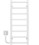 Електрична сушарка для рушників Deffi Forest П8 400х800 ліве підключення WD04 білий A.FR.80.40.8.E.W.L.4