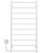 Электрический полотенцесушитель Deffi Forest П10 500х1000 левое подключение WD04 белый A.FR.100.50.10.E.W.L.4