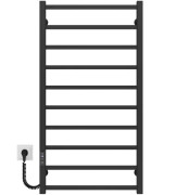 Электрический полотенцесушитель Deffi Forest П10 500х1000 левое подключение JD04 черный A.FR.100.50.10.E.B.L.2