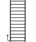 Электрический полотенцесушитель Deffi Forest П13 500х1400 левое подключение JD04 черный A.FR.140.50.13.E.B.L.2