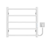Электрический полотенцесушитель Deffi Forest П5 500х500 правое подключение WD04 белый A.FR.50.50.5.E.W.R.4