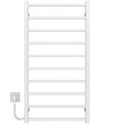 Электрический полотенцесушитель Deffi Forest П10 500х1000 левое подключение WD04 белый A.FR.100.50.10.E.W.L.4