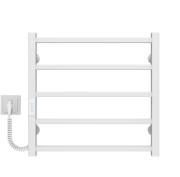 Електрична сушарка для рушників Deffi Forest П5 500х500 ліве підключення WD04 білий A.FR.50.50.5.E.W.L.4