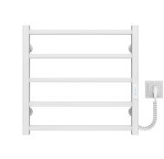 Электрический полотенцесушитель Deffi Forest П5 500х500 правое подключение WD04 белый A.FR.50.50.5.E.W.R.4