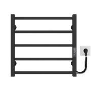 Электрический полотенцесушитель Deffi Forest П5 500х500 правое подключение JD04 черный A.FR.50.50.5.E.B.R.2