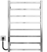 Электрический полотенцесушитель Deffi Forest П8 500х800 левое подключение JD04 хром A.FR.80.50.8.E.C.L.2