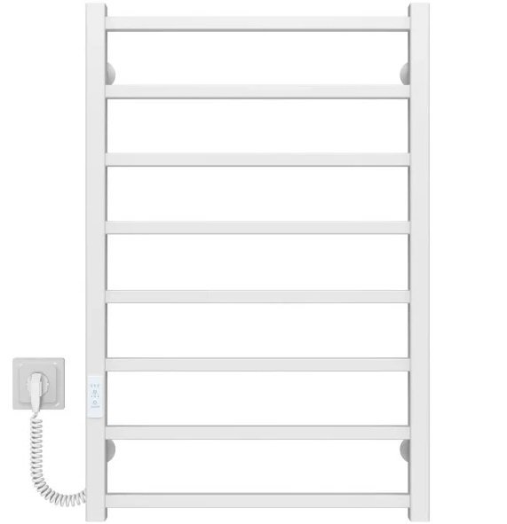 Електрична сушарка для рушників Deffi Forest П8 500х800 ліве підключення WD04 білий A.FR.80.50.8.E.W.L.4