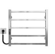 Електрична сушарка для рушників Deffi Forest П5 500х500 ліве підключення JD04 хром A.FR.50.50.5.E.C.L.2