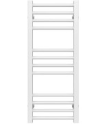 Полотенцесушитель водяной Deffi Lima П12 400х800 нижнее подключение белый A.LI.80.40.12.W.A