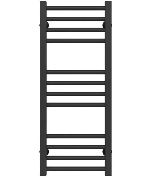 Сушка для рушників водяна Deffi Lima П12 400х800 нижнє підключення чорний A.LI.80.40.12.B.A