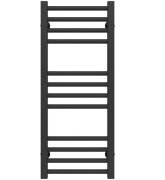 Сушка для рушників водяна Deffi Lima П12 400х800 нижнє підключення чорний A.LI.80.40.12.B.A