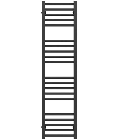 Полотенцесушитель водяной Deffi Lima П20 300х1300 боковое левое подключение черный A.LI.130.30.20.B.B