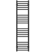 Сушка для рушників водяна Deffi Lima П20 400х1300 бокове ліве підключення чорний A.LI.130.40.20.B.B