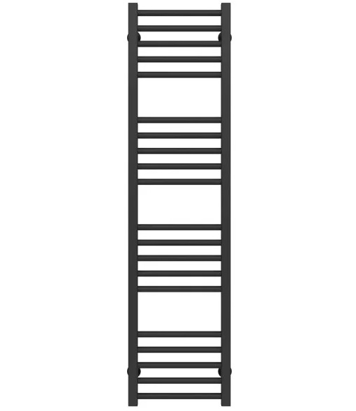 Сушка для рушників водяна Deffi Lima П20 400х1300 бокове праве підключення чорний A.LI.130.40.20.B.C