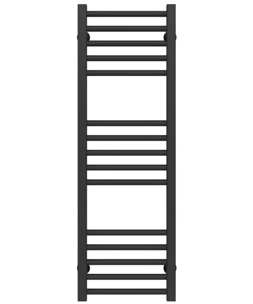 Полотенцесушитель водяной Deffi Lima П15 400х1000 боковое левое подключение черный A.LI.100.40.15.B.B