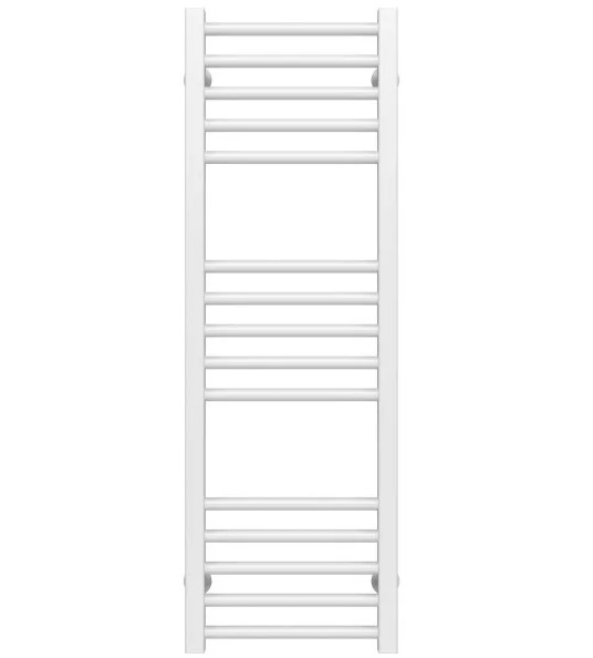 Полотенцесушитель водяной Deffi Lima П15 400х1000 боковое правое подключение белый A.LI.100.40.15.W.C