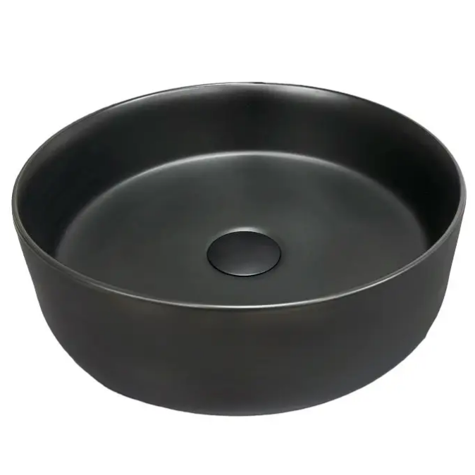 Раковина для ванной VBI PRATO 35,5x35,5 см керамика черный матовый VBI-011401