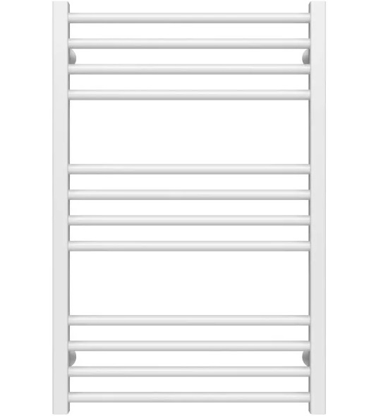 Полотенцесушитель водяной Deffi Lima П12 500х800 боковое левое подключение белый A.LI.80.50.12.W.B