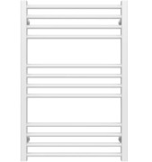 Полотенцесушитель водяной Deffi Lima П12 500х800 боковое левое подключение белый A.LI.80.50.12.W.B